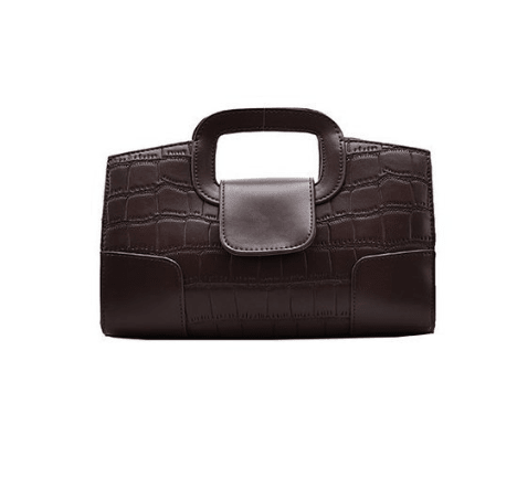 Colette Croc Mini Bag Coffee