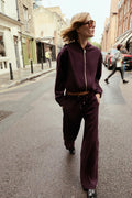 Aria Zipped Tracksuit Set
