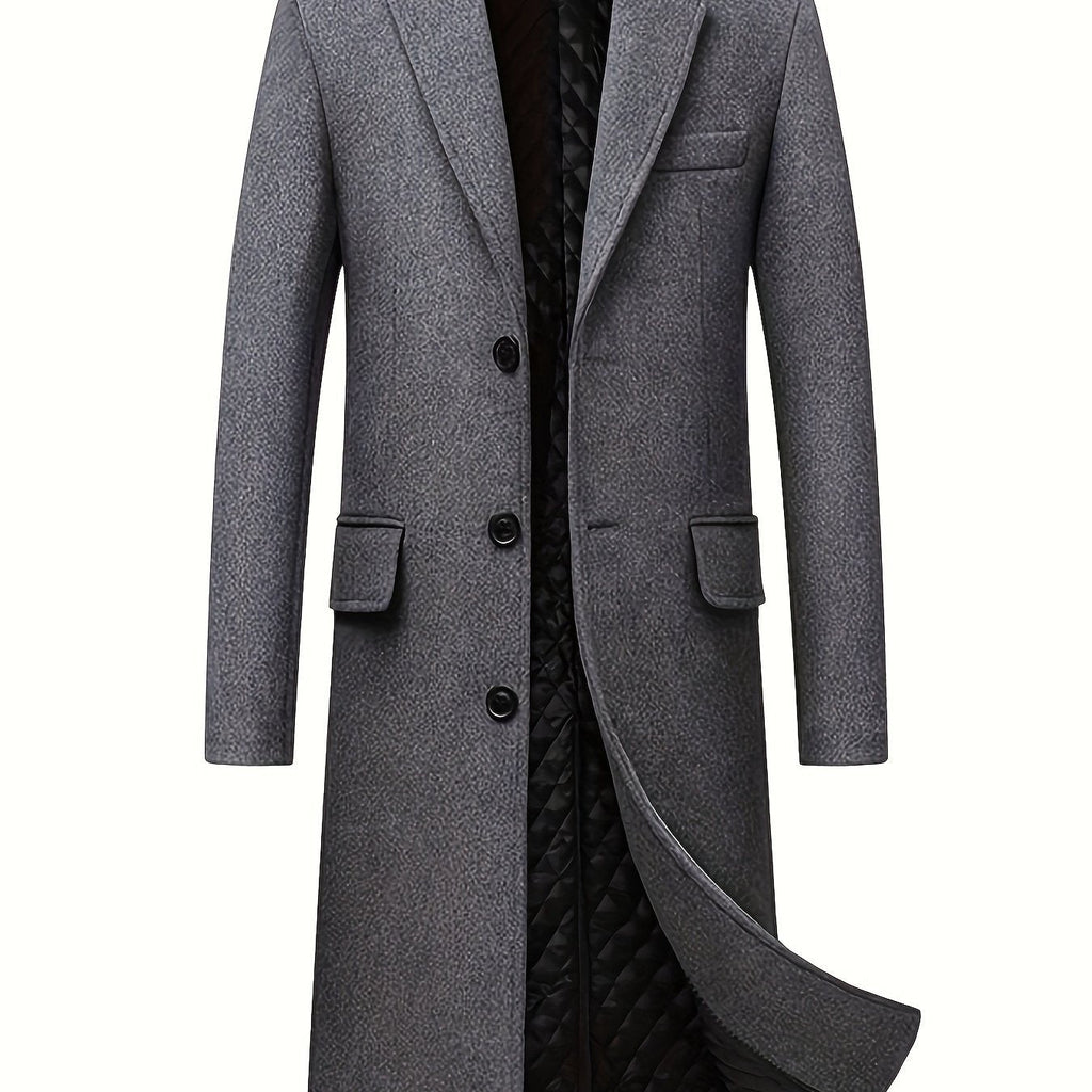 Men's Winter Overcoat, Long