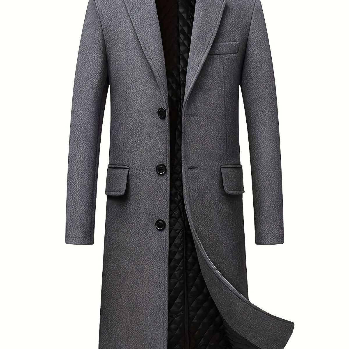 Men's Winter Overcoat, Long
