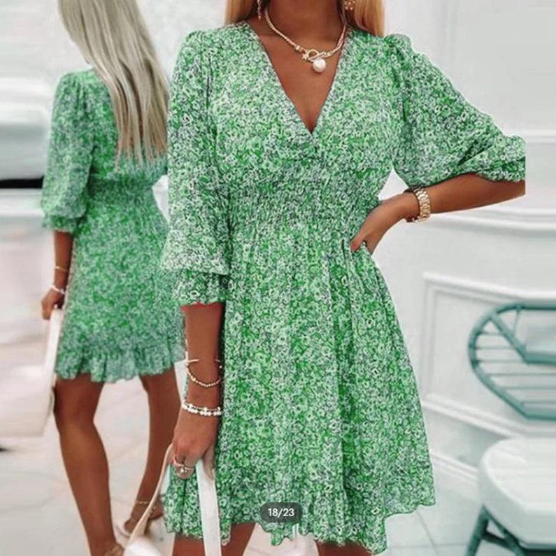 Sunna | Elegant Floral Dress