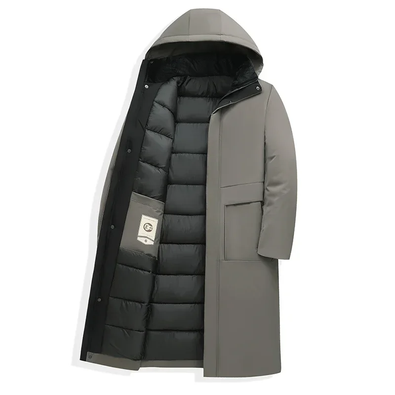 Men's Winter Coat, Long Hooded