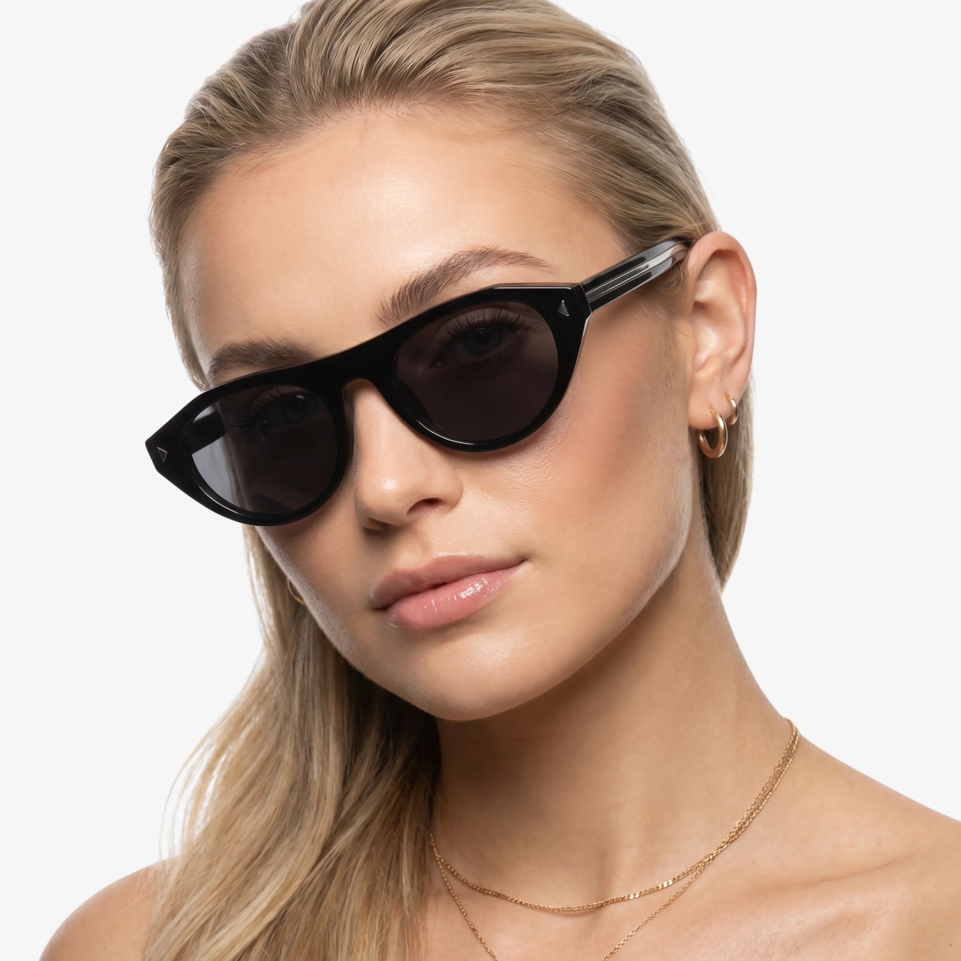 Como Retro Oval Sunglasses