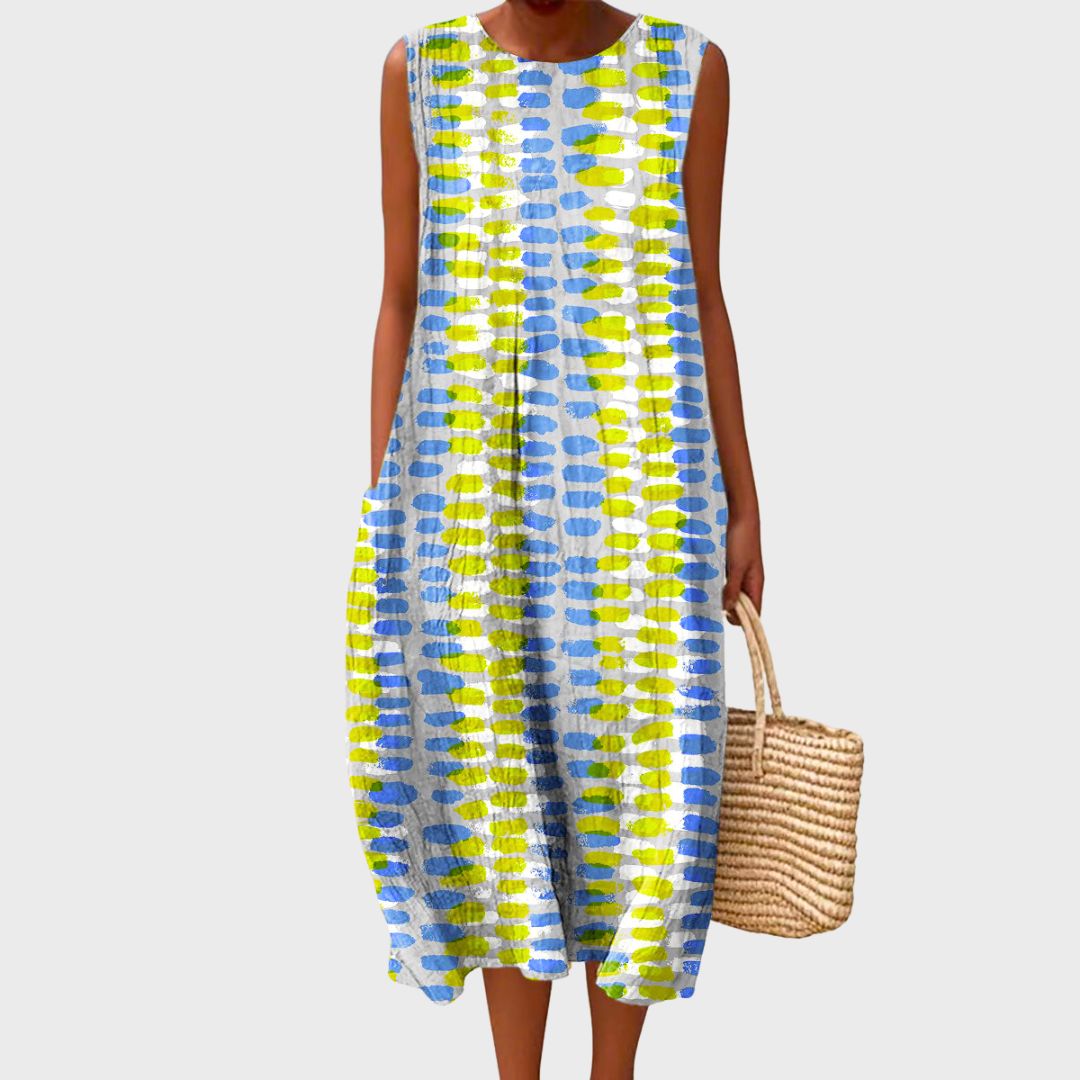 Vestido midi vintage para mujer