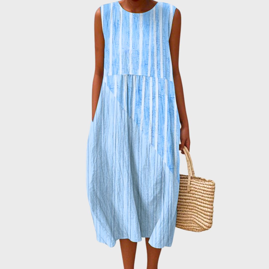 Vestido midi vintage para mujer