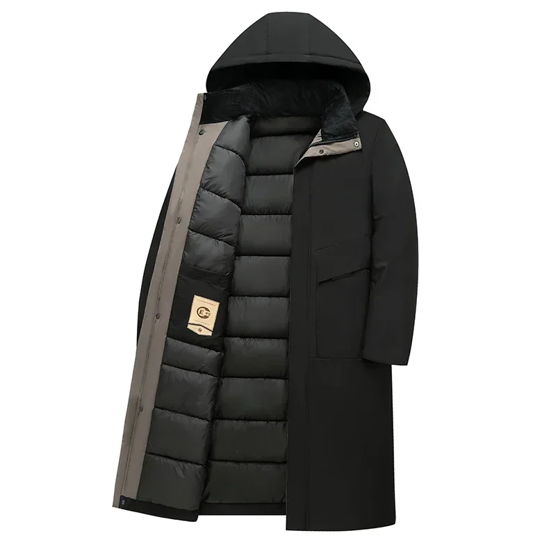 Men's Winter Coat, Long Hooded