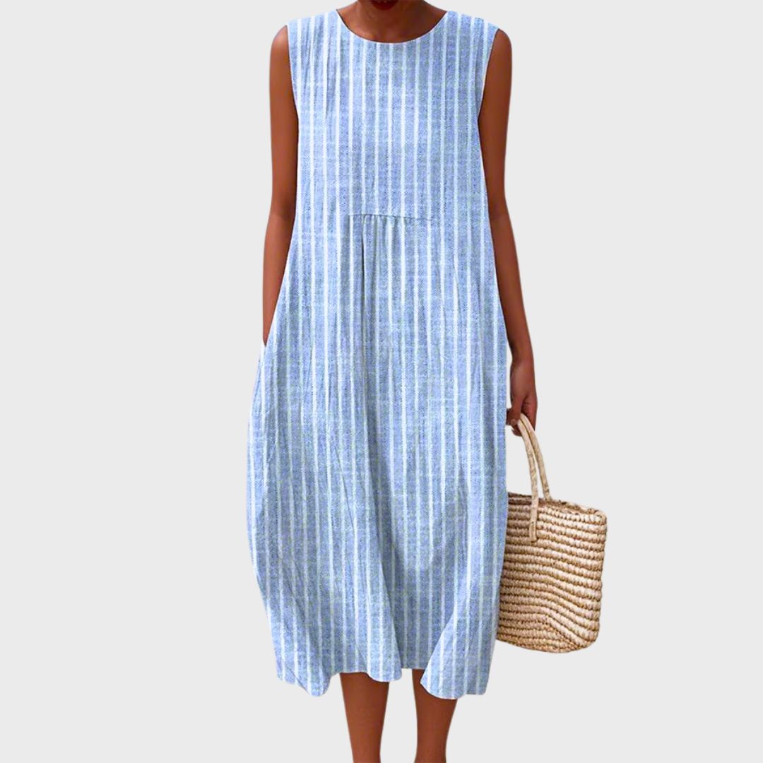 Vestido midi vintage para mujer