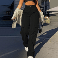 Women's Winter Cargo Pants, High Waist