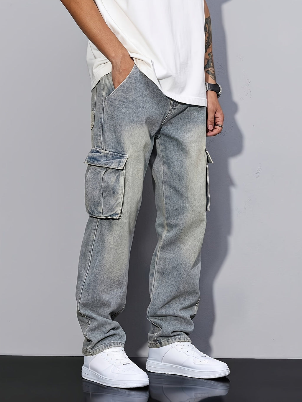 Men's Winter Cargo Pants, Relaxed Utility Fit