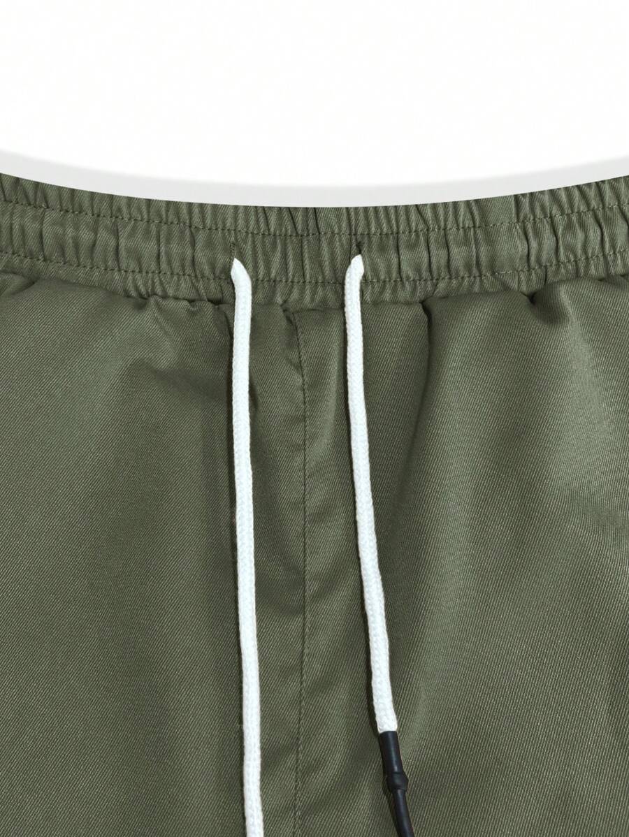 Men's Light Cargo Joggers With Pockets