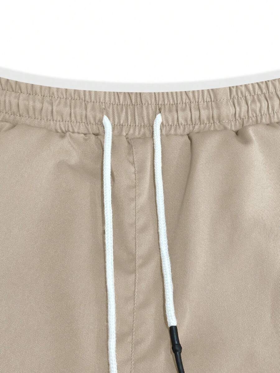 Men's Light Cargo Joggers With Pockets