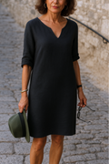 Women's Elegant V-Neck Dress