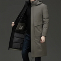 Men's Winter Coat, Long Hooded