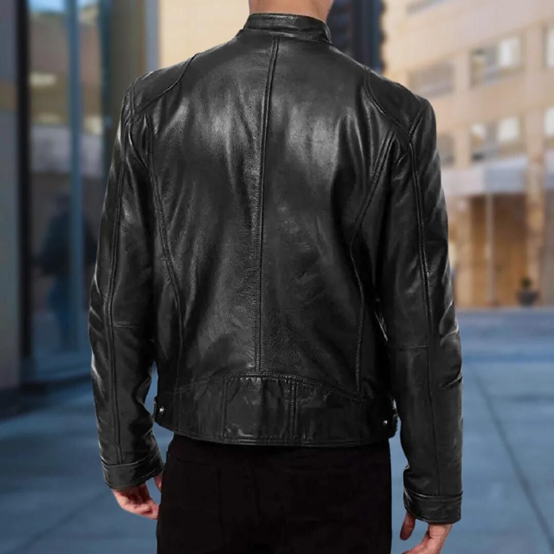 Men's Leather Jacket Winter