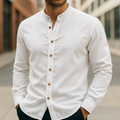 Men's Linen And Cotton Shirt