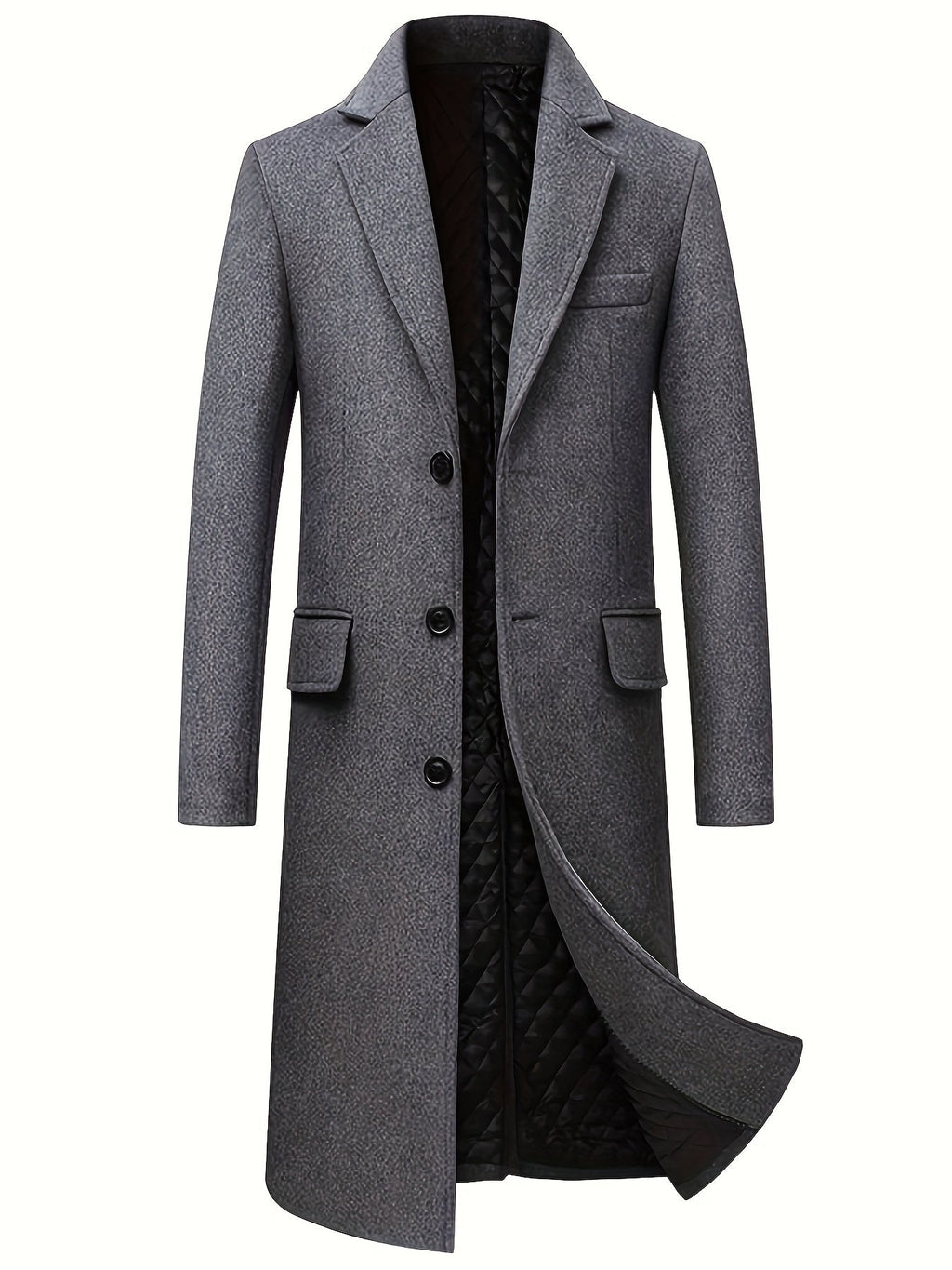 Men's Winter Overcoat, Long