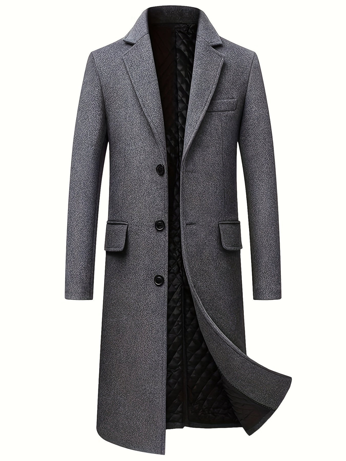 Men's Winter Overcoat, Long