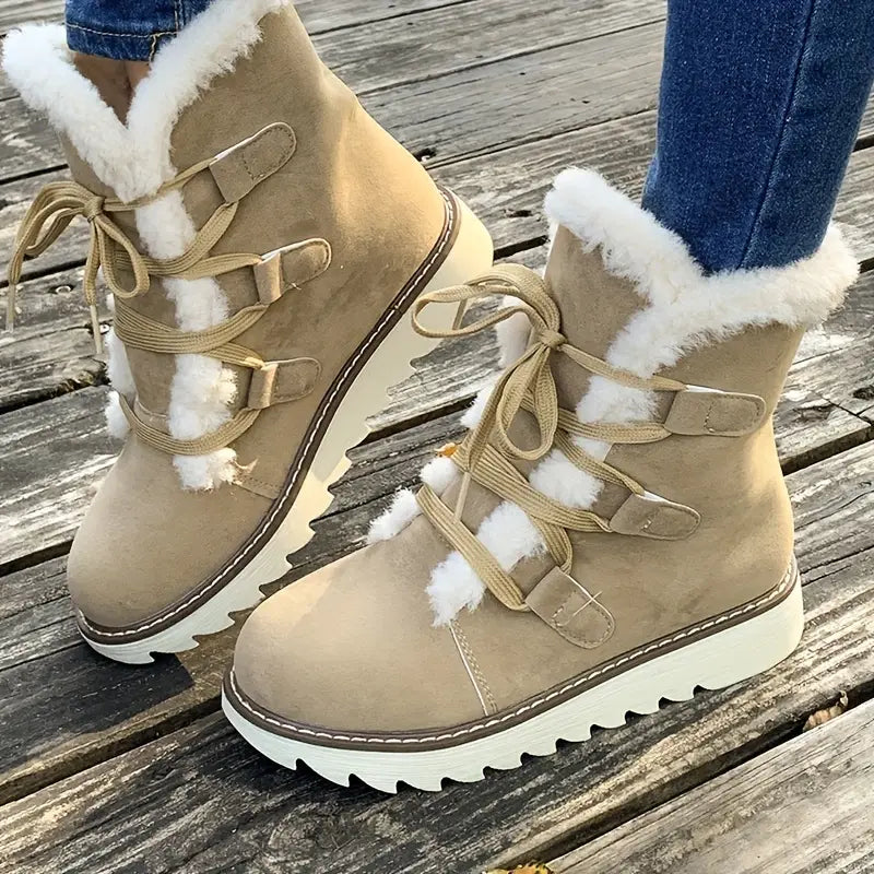 Women's Winter Snow Boots, Faux-Fur Lined
