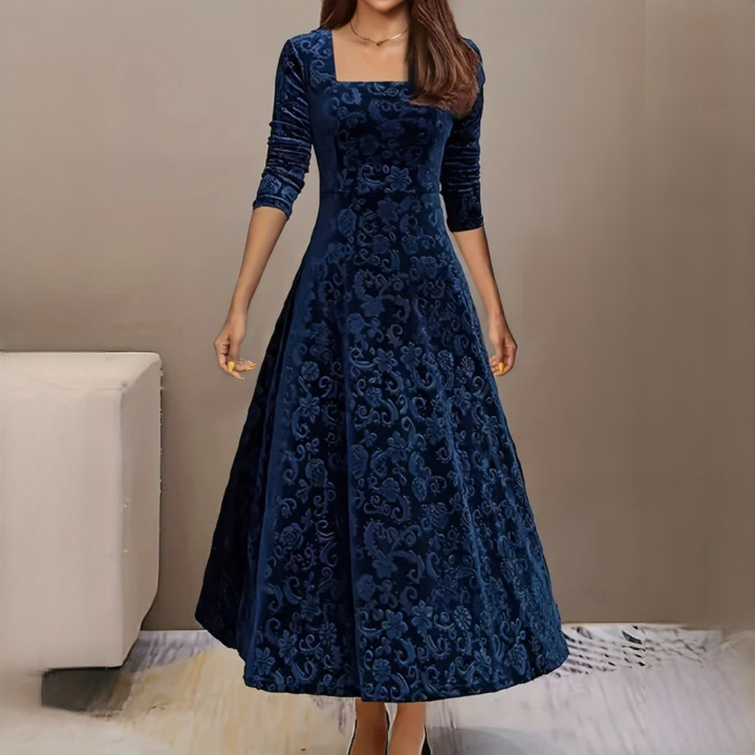 Vestido elegante para mujer de tejido suave y fluido