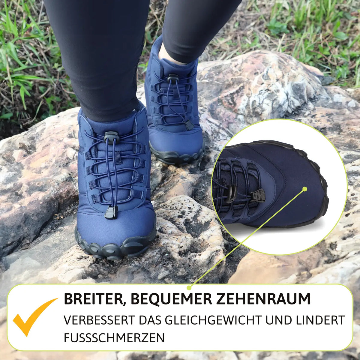 Miesten talvibarefoot-kengät