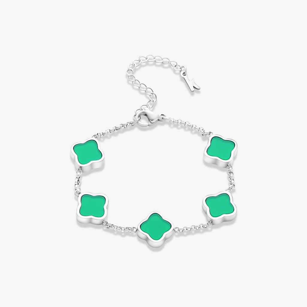 Men's Clover Bracelet - Waterproof & Tarnish-Free