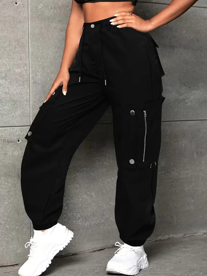 Women's Winter Cargo Pants, Wide Fit