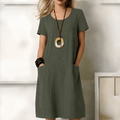 Abito midi moderno stile boho da donna
