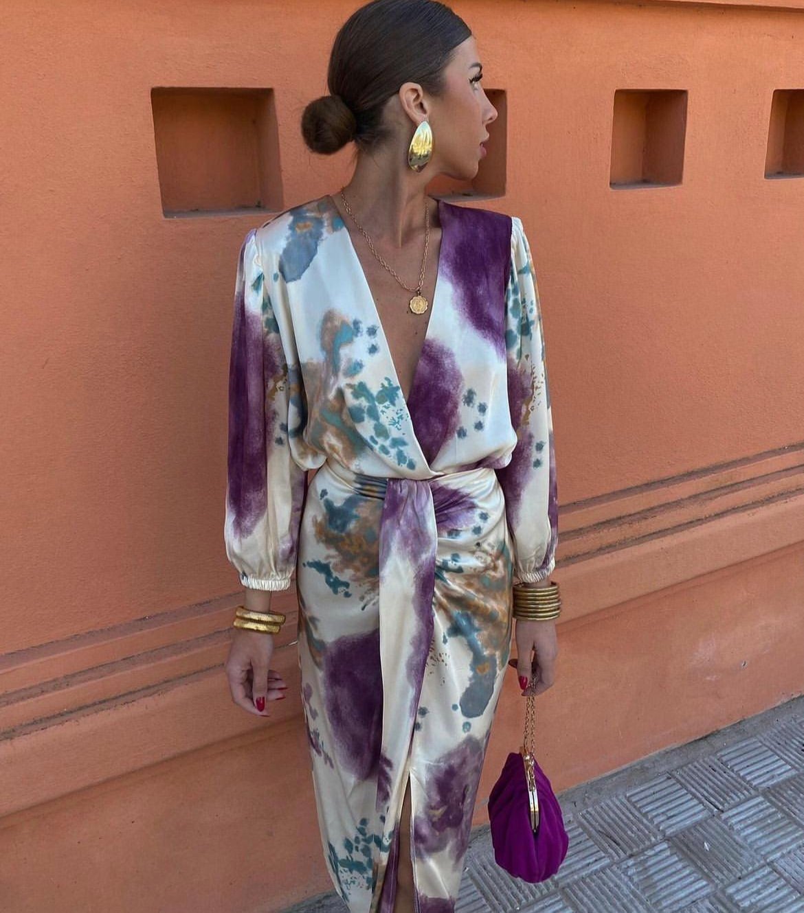 Elegant Women's V-Neck Dress