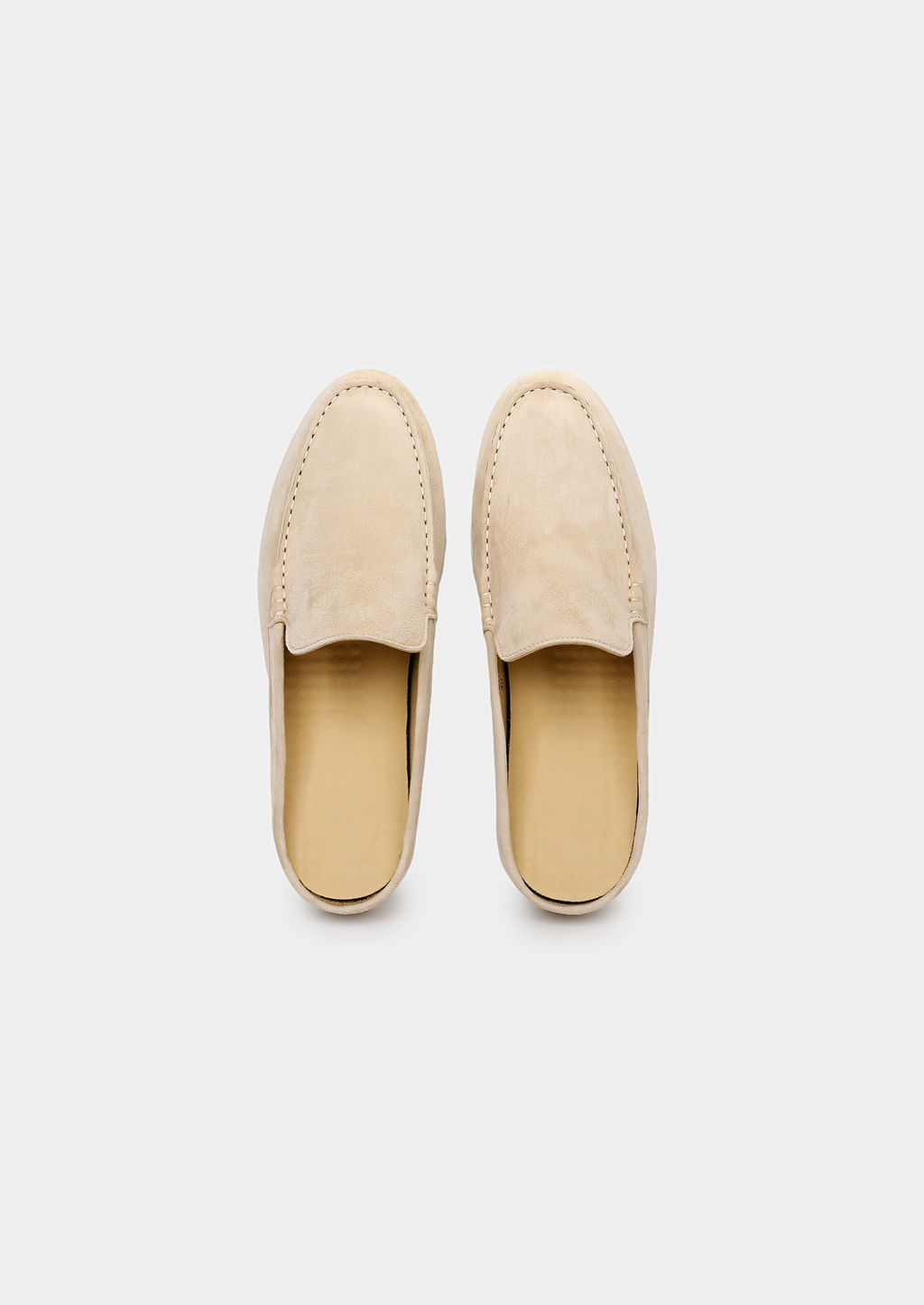 IVORY MARINA SUEDE SLIPPER