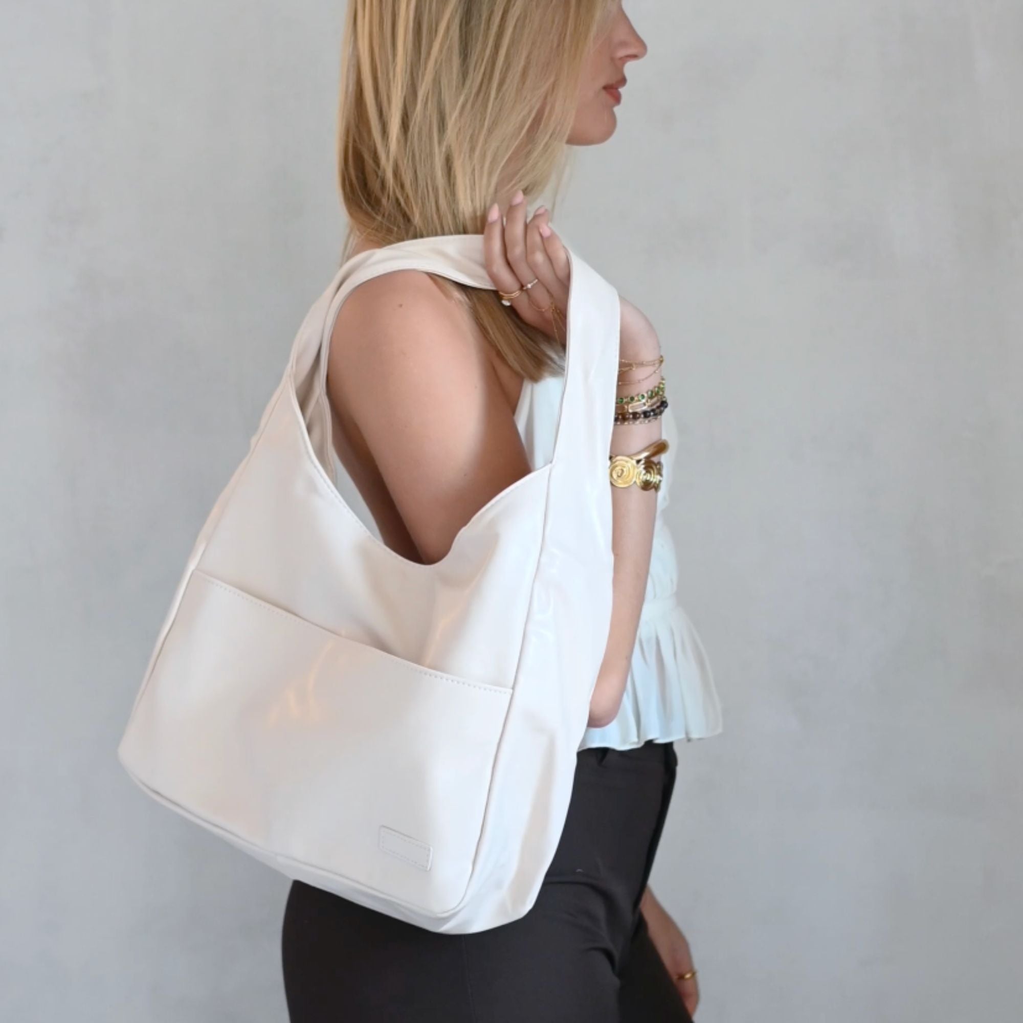 Marise Hobo Bag White