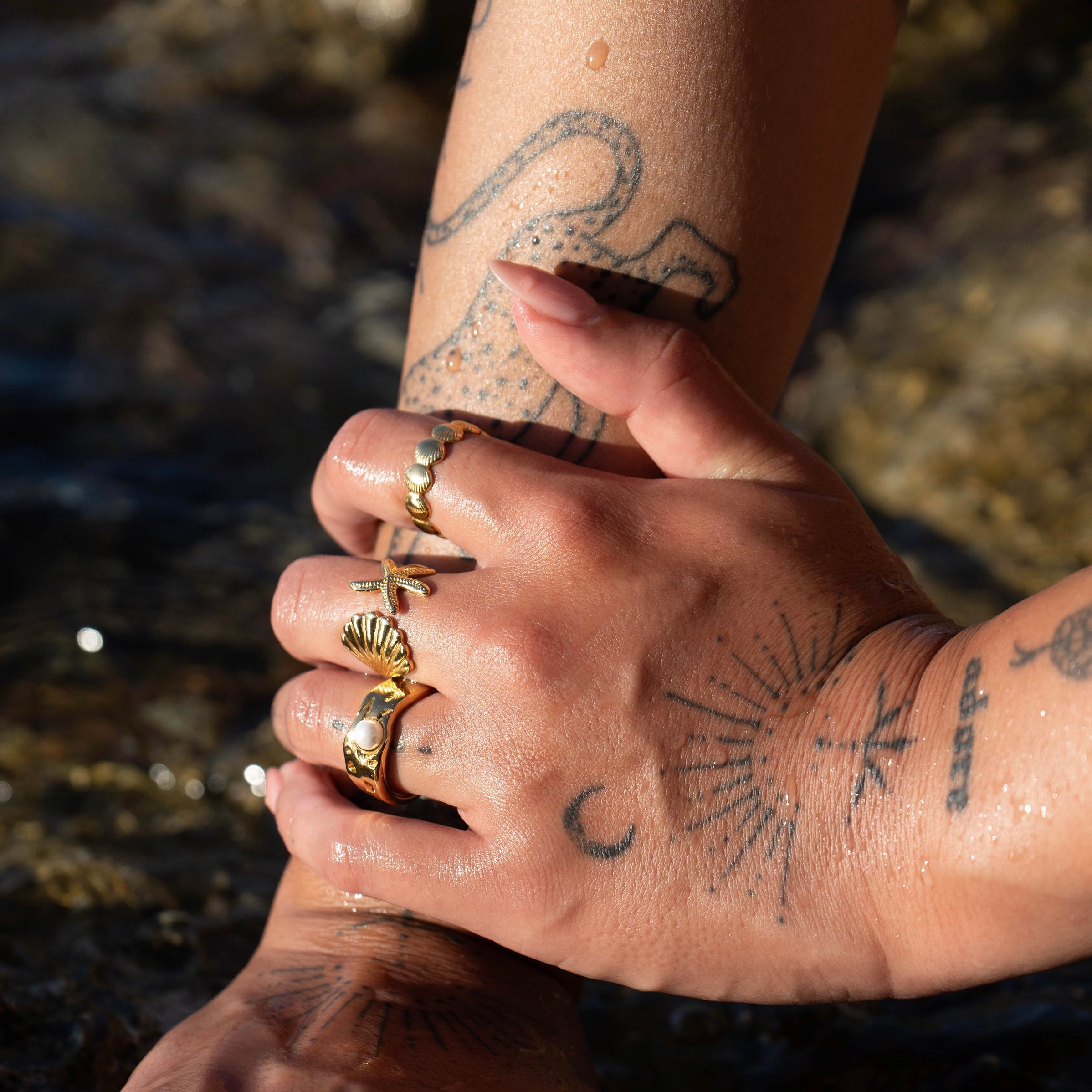 Seashell Ring (Adjustable)