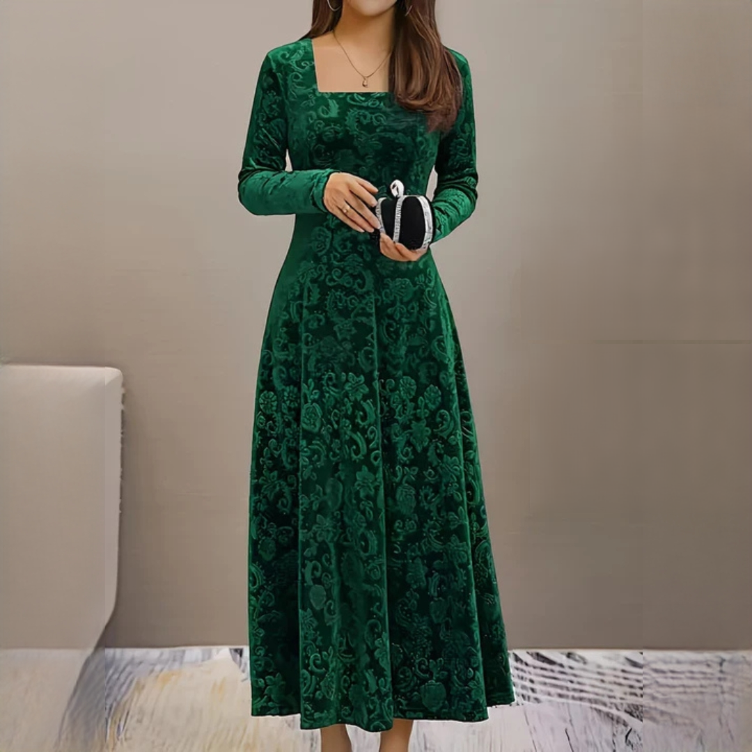 Vestido elegante para mujer de tejido suave y fluido