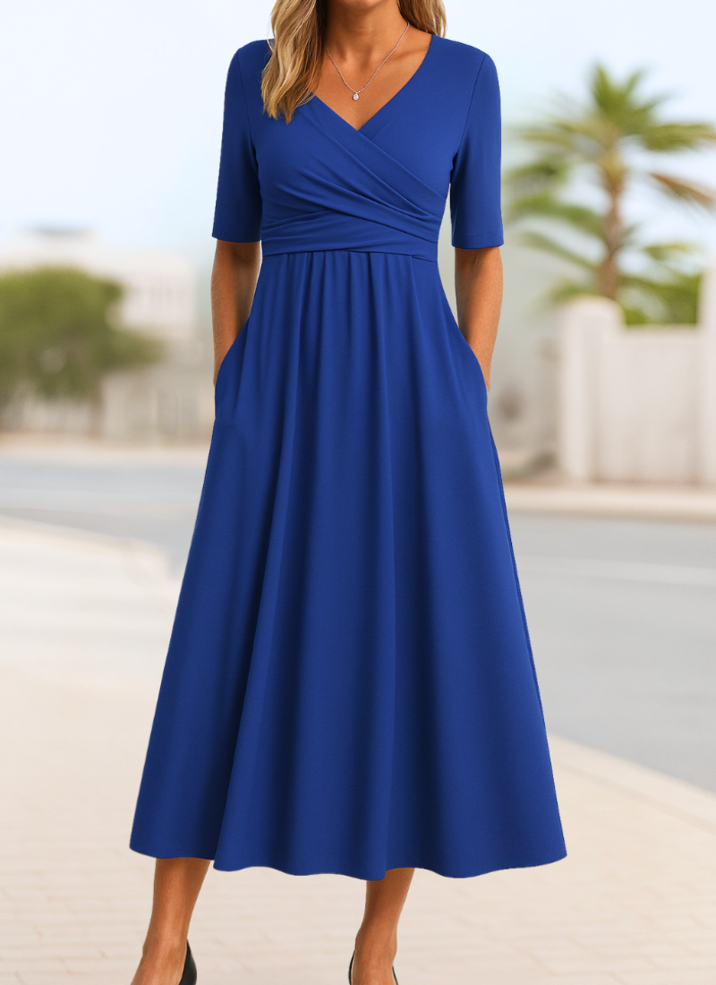 Abito incrociato elegante da donna