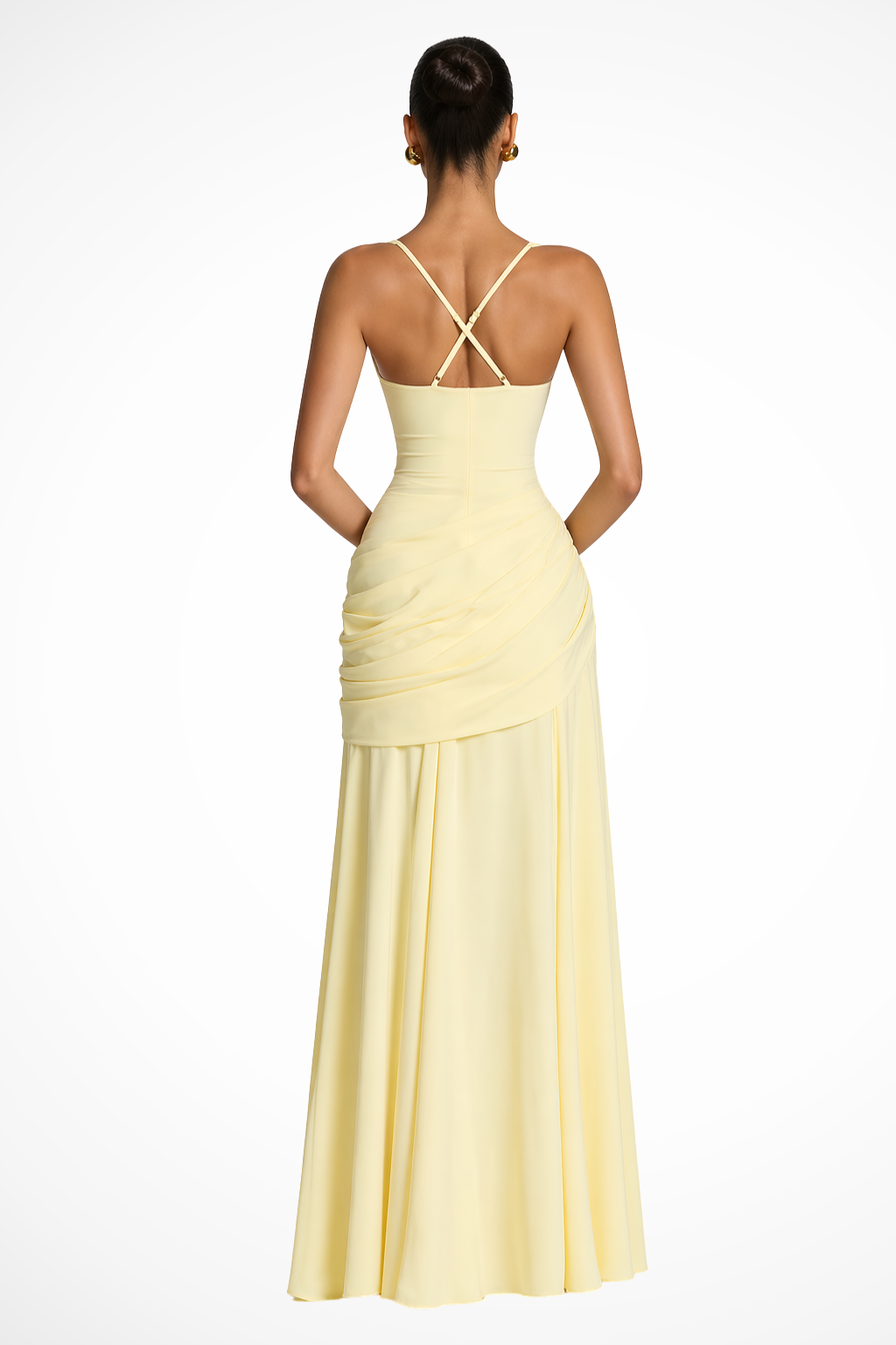 Square Neck Maxi Dress for Women for Weddings