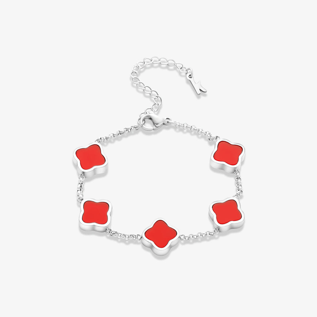 Men's Clover Bracelet - Waterproof & Tarnish-Free