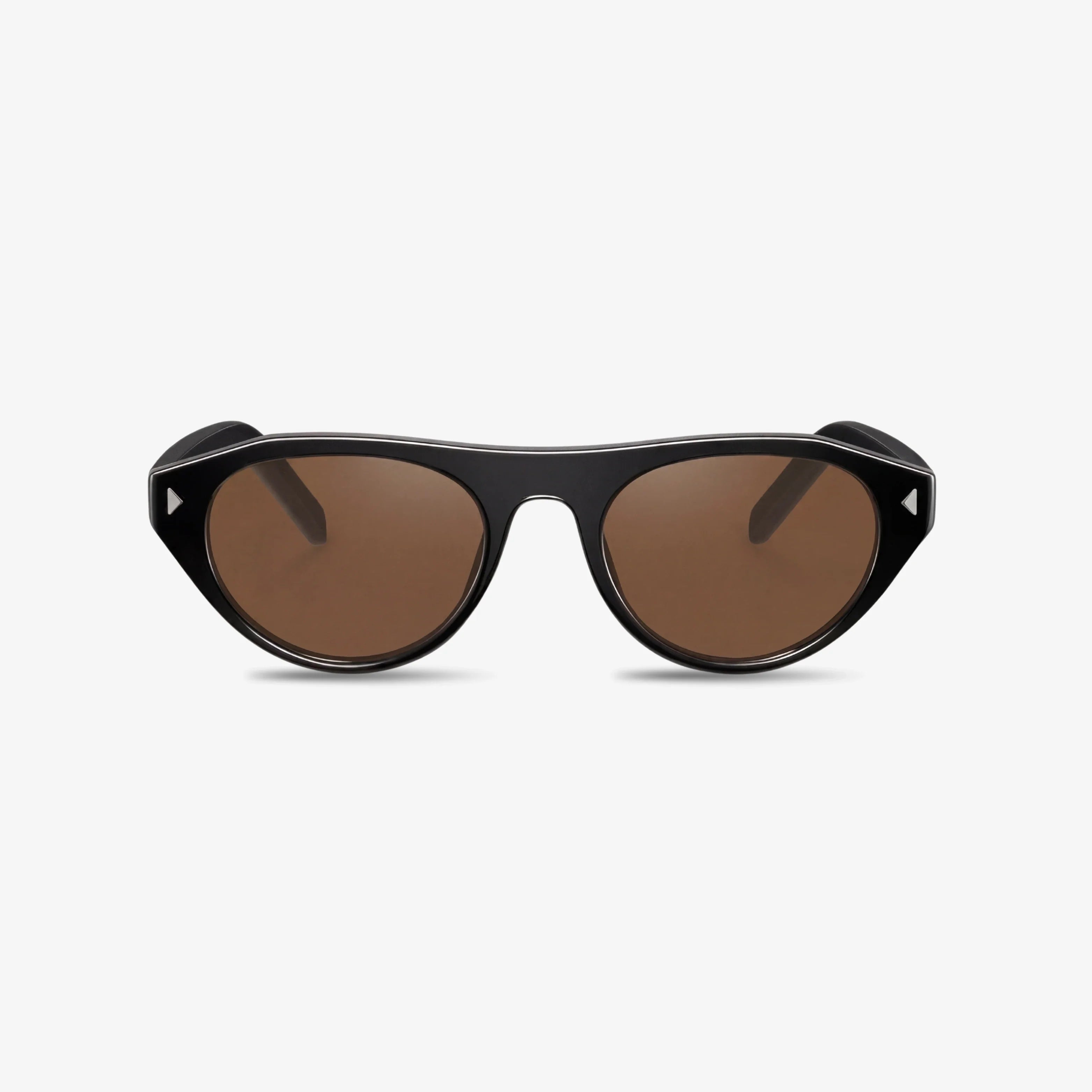 Como Retro Oval Sunglasses