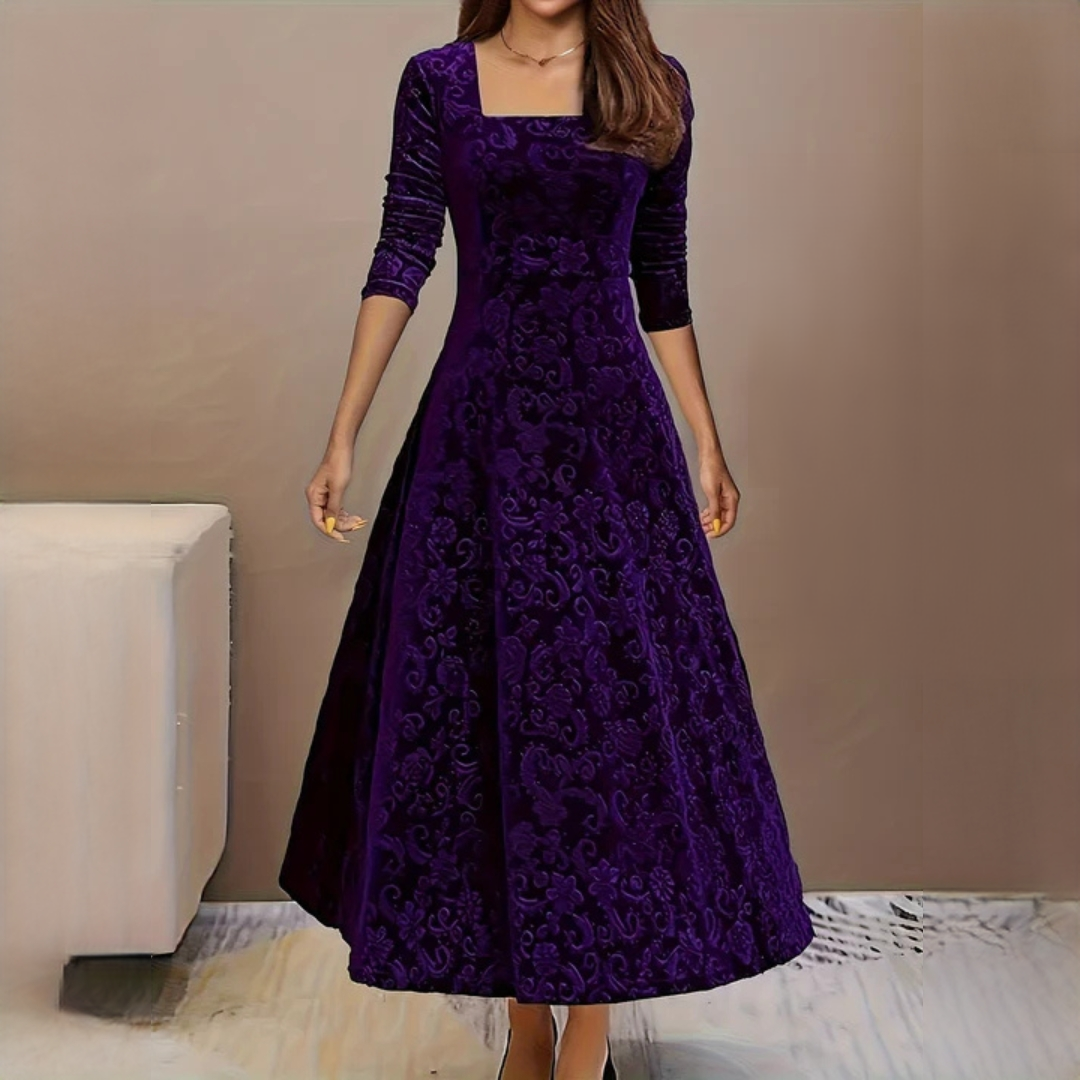 Vestido elegante para mujer de tejido suave y fluido