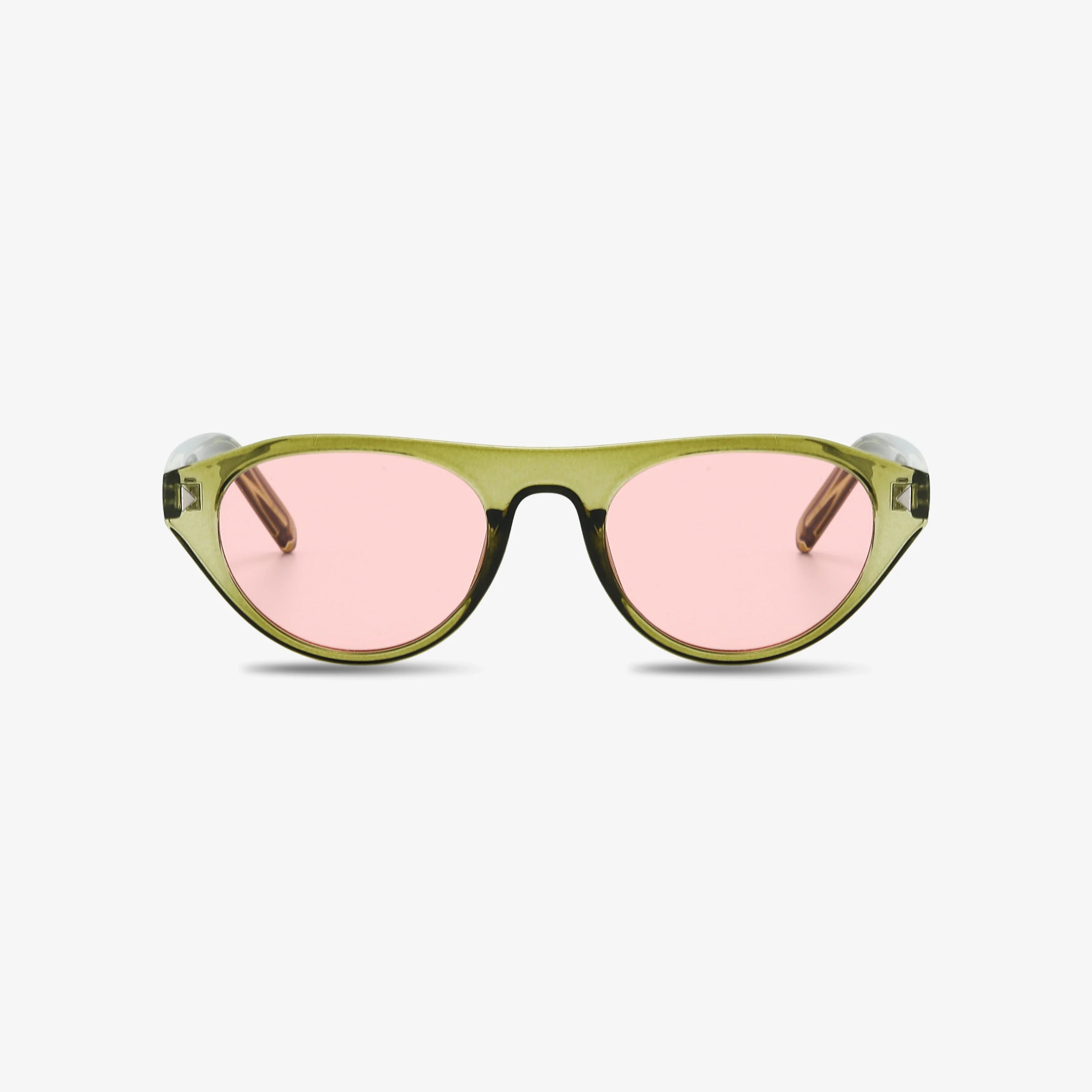 Como Retro Oval Sunglasses