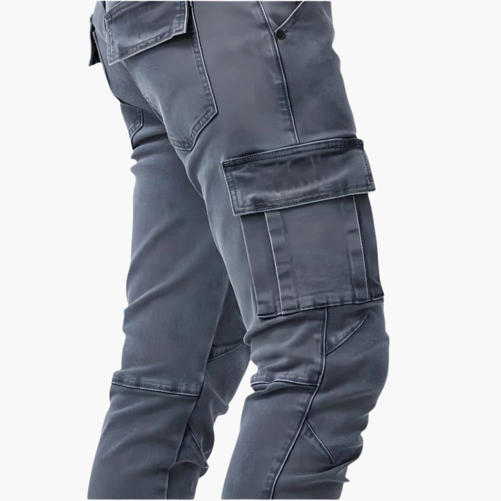 Men's Winter Cargo Pants, Stretch Fabric