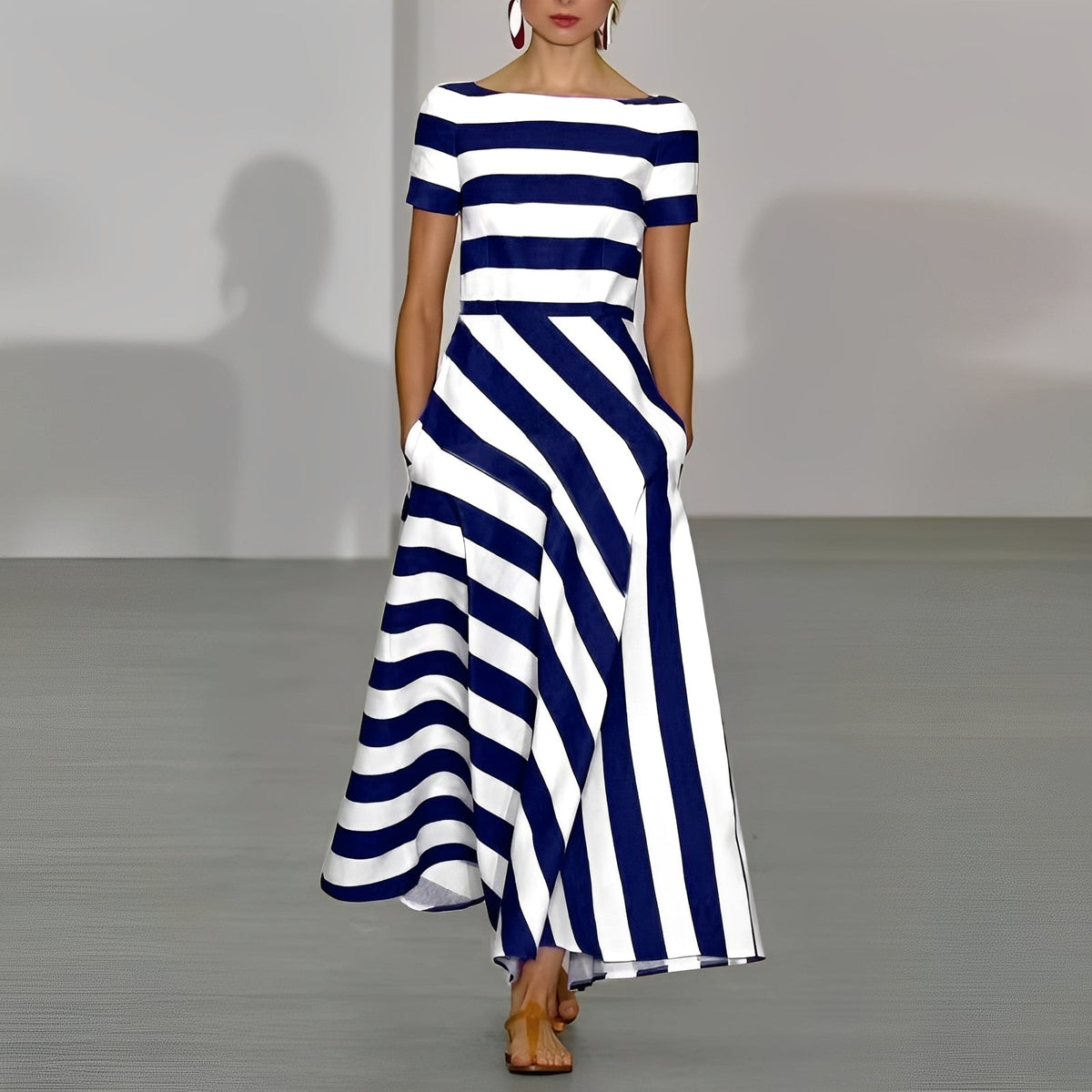 Vestido largo elegante para mujer