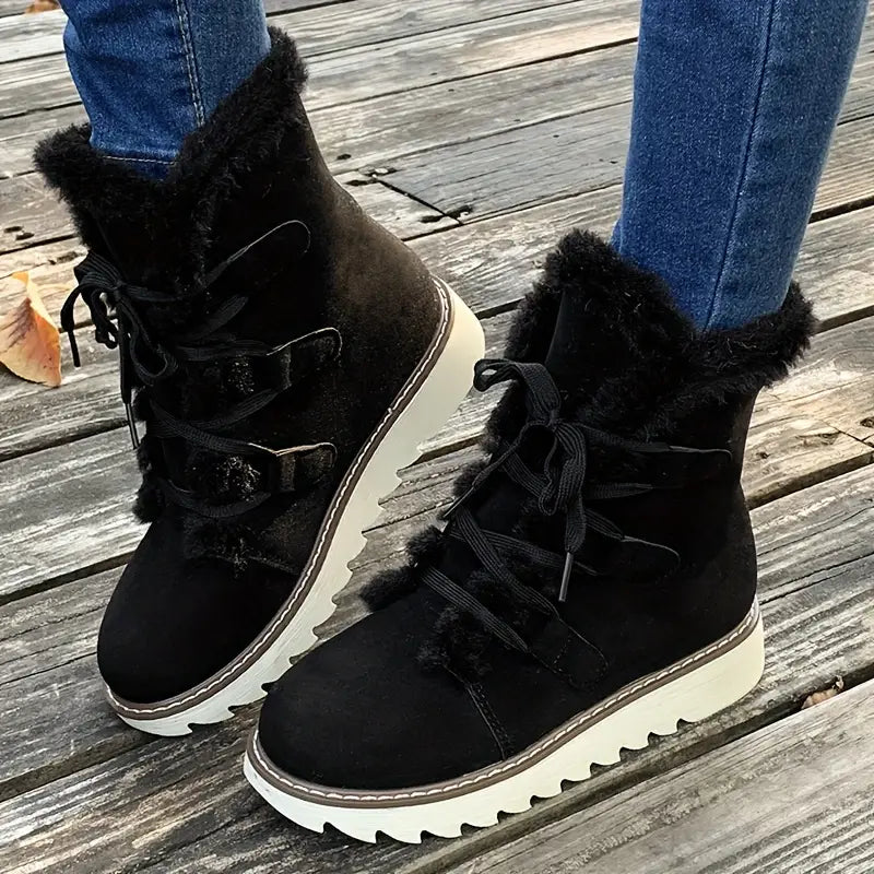 Women's Winter Snow Boots, Faux-Fur Lined