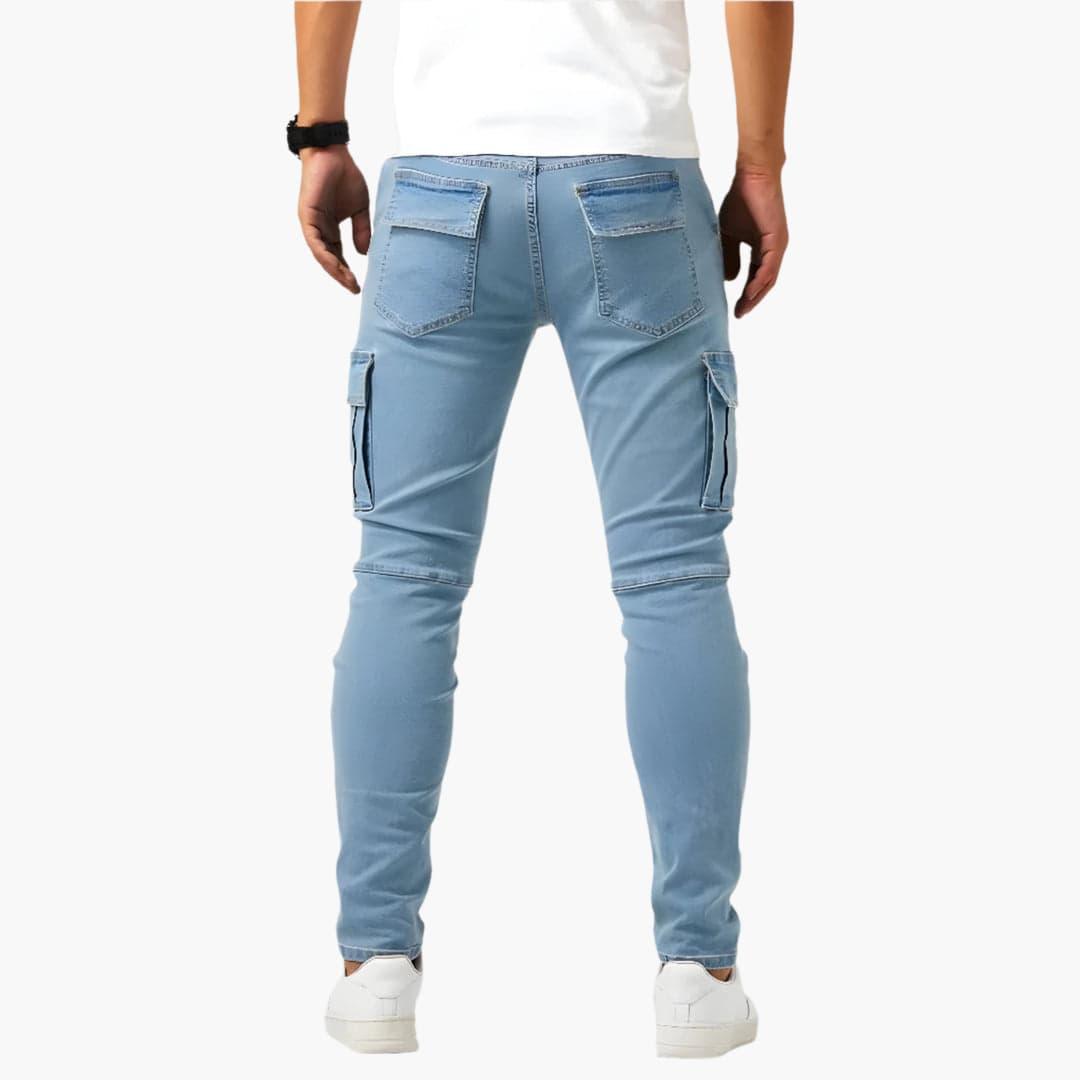 Men's Winter Cargo Pants, Stretch Fabric