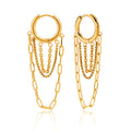 Serafina Drape Earrings | 18K Gold-Plated