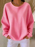 Women's Knitted Sweater - Relaxed Fit