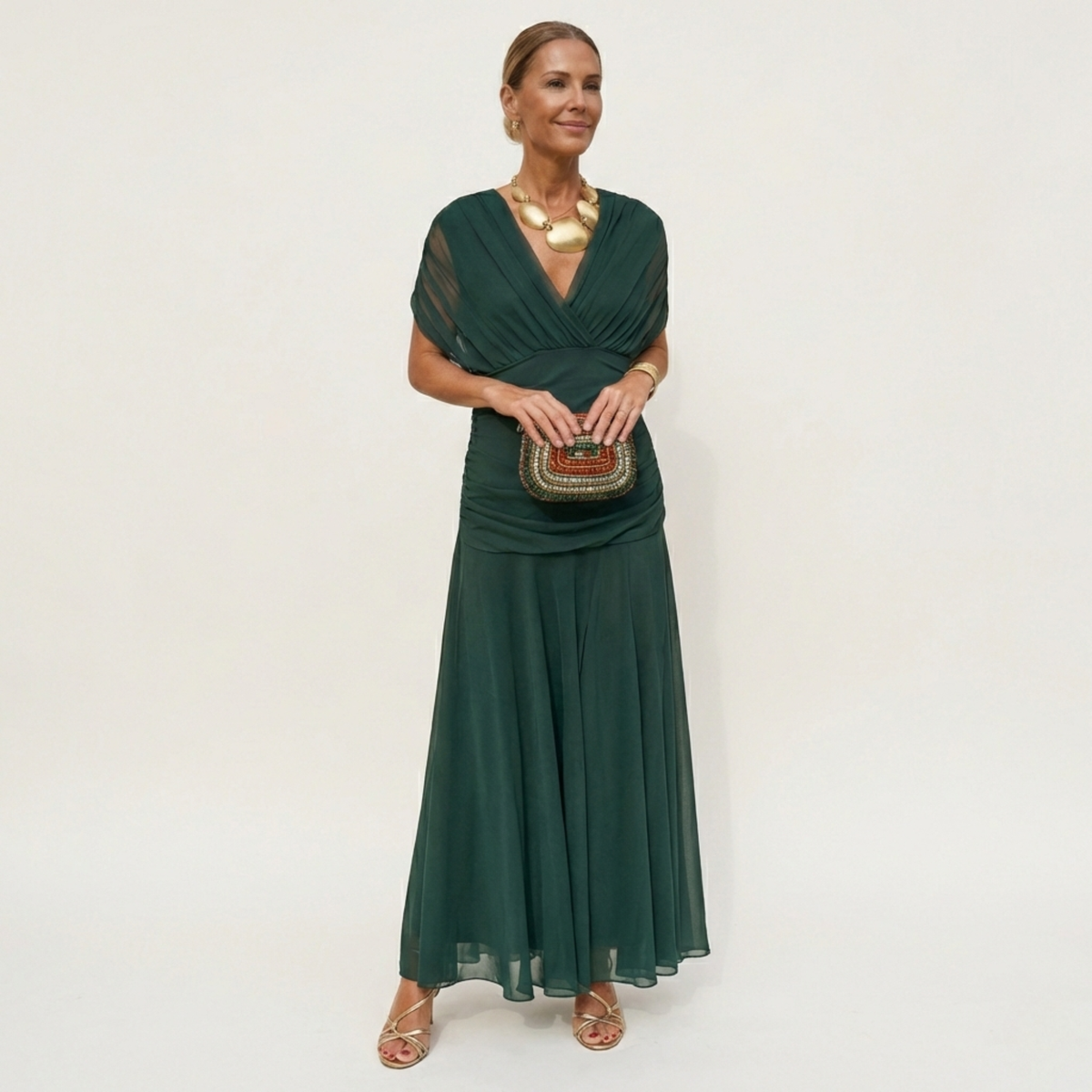 Elegant Flowing Women's Maxi Dress