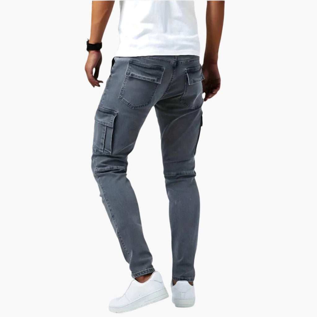 Men's Winter Cargo Pants, Stretch Fabric