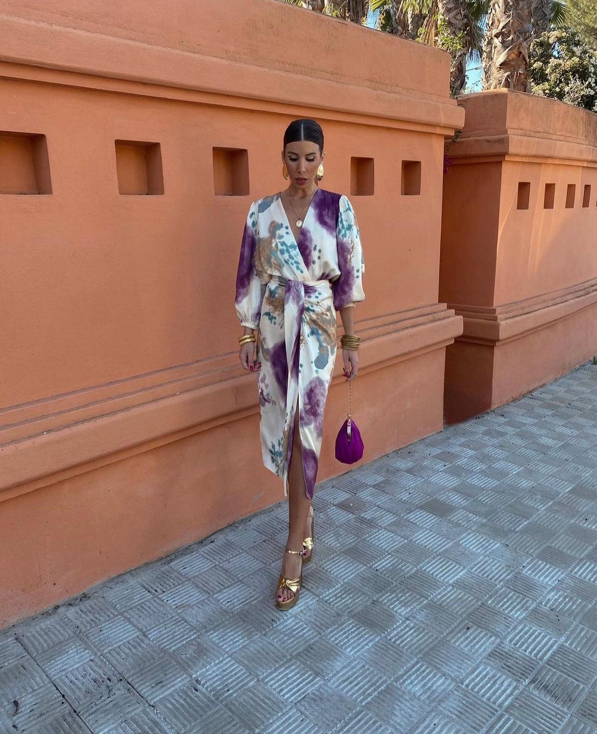 Elegant Women's V-Neck Dress