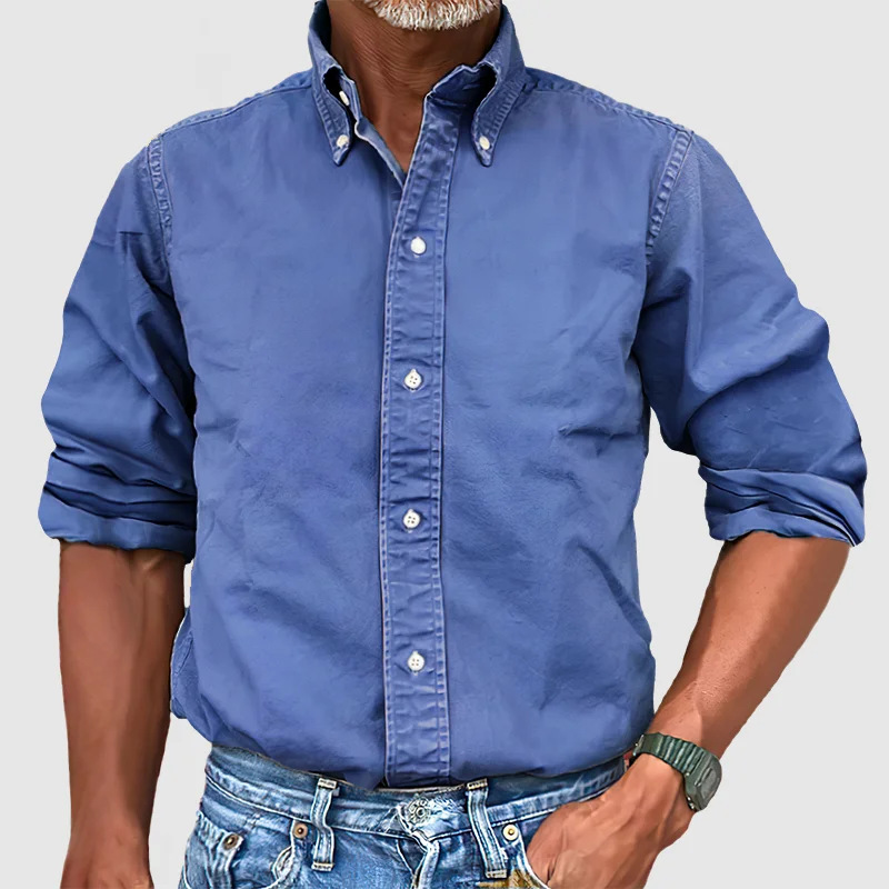 Wrinkle-Free Long-Sleeve Shirt For Men