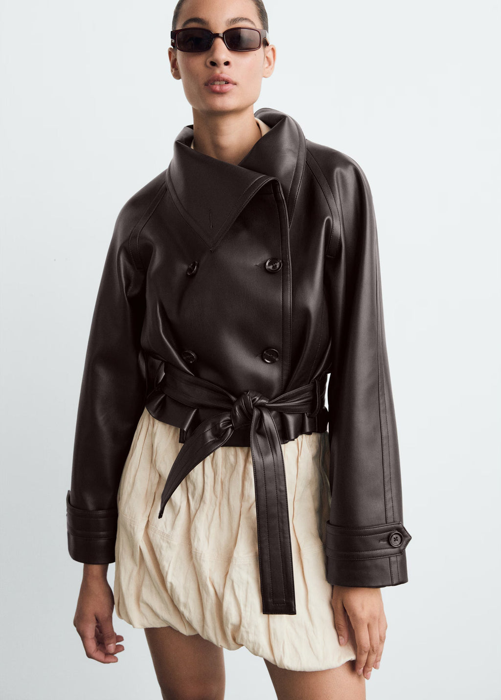 Lilith Leather Trenchcoat