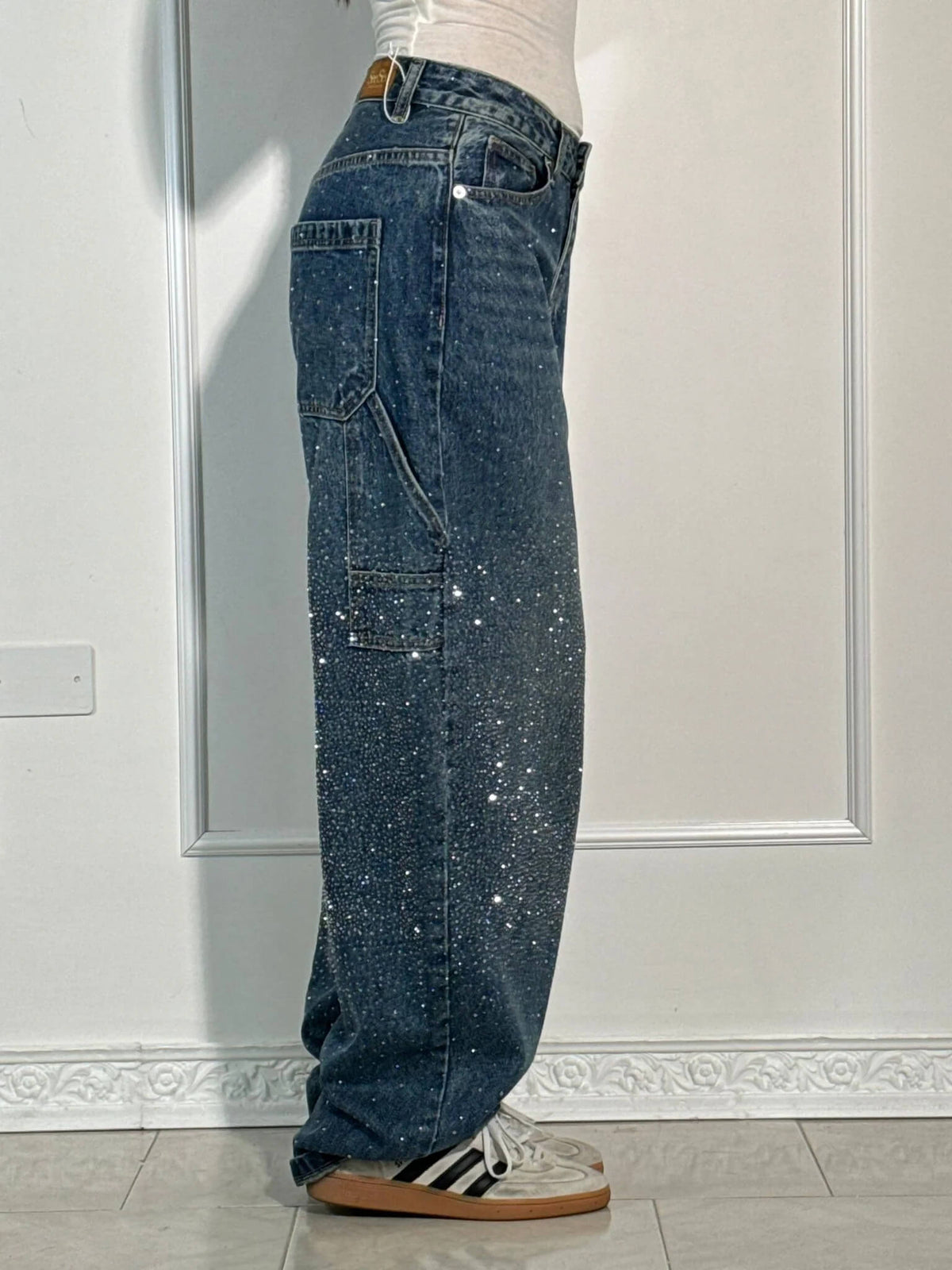 Women's Wide Balloon Cut Jeans Sabrina Elegant Autumn